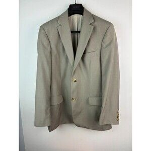 Hugo Boss Pasolini Men’s gray 100% wool suit blazer Jacket 38S